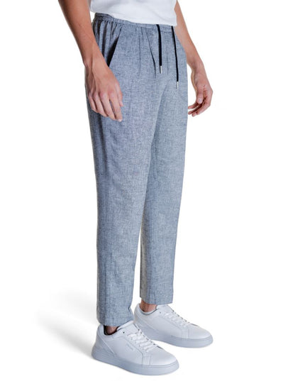 Antony Morato Black Linen Casual Pants