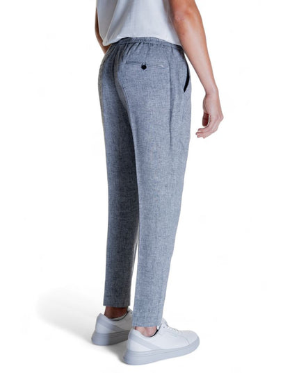 Antony Morato Black Linen Casual Pants