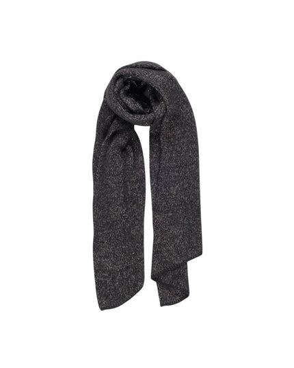 Pieces Black Recycled Polyester Scarf
