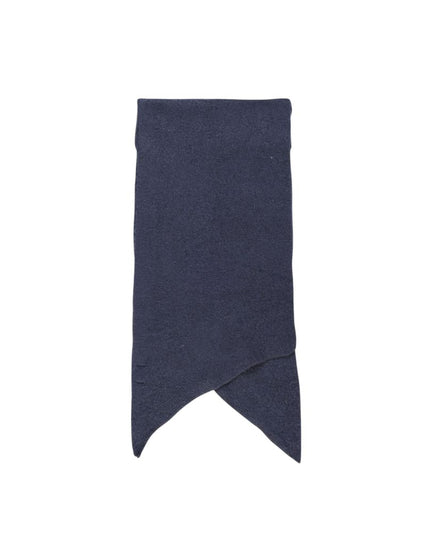 Pieces Blue Recycled Polyester Scarf