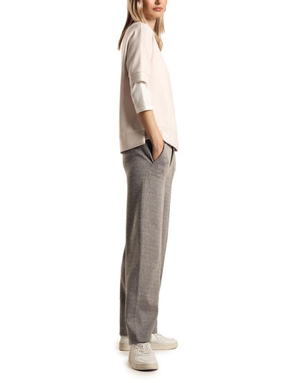 Street One Black Viscose Casual Pants