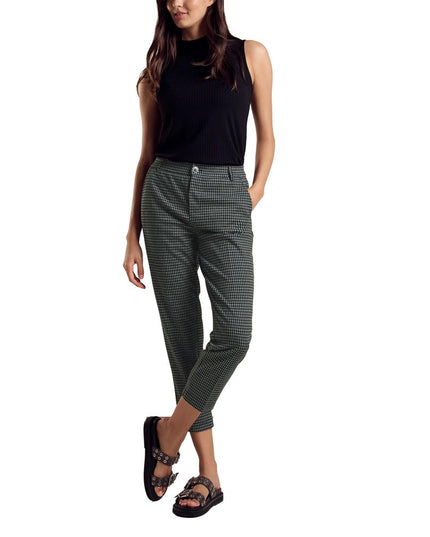 Street One Green Polyester Chino Pants