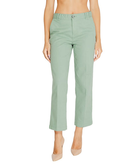 Street One Turquoise Cotton Chino Pants