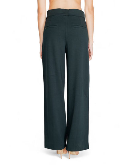 Street One Green Viscose Flared Pants