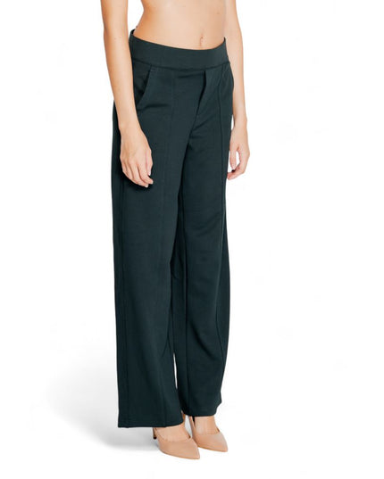Street One Green Viscose Flared Pants