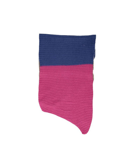 Pieces Blue Recycled Polyester Scarf