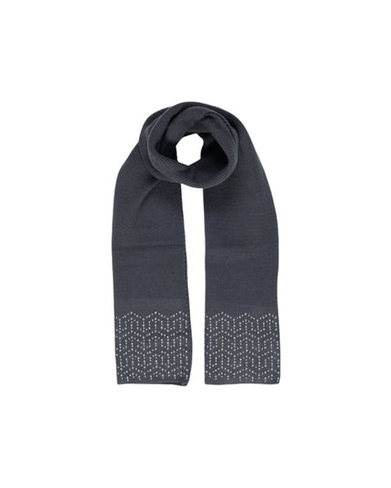 Pieces Gray Polyester Scarf
