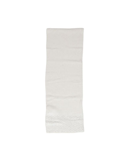Pieces Beige Polyester Scarf
