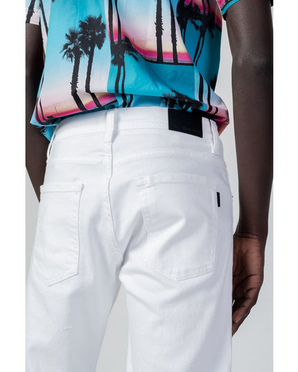 Antony Morato White Cotton Skinny Jeans
