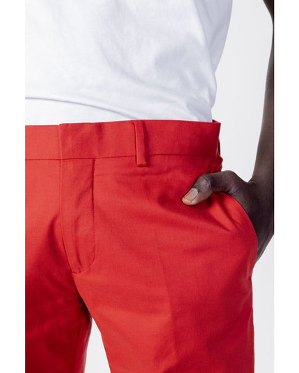 Antony Morato Red Cotton Pants