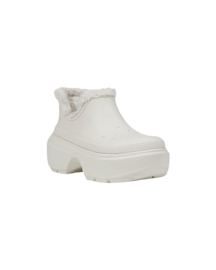 Crocs White Croslite Ankle Boots