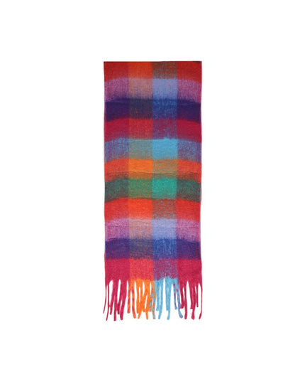 Pieces Orange Recycled Polyester Scarf