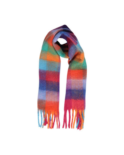 Pieces Orange Recycled Polyester Scarf