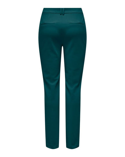 Only Green Polyester Casual Pants