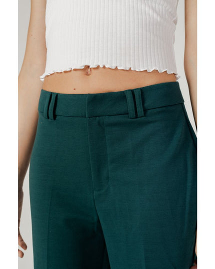 Only Green Polyester Casual Pants
