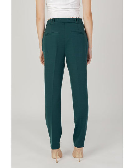 Only Green Polyester Casual Pants