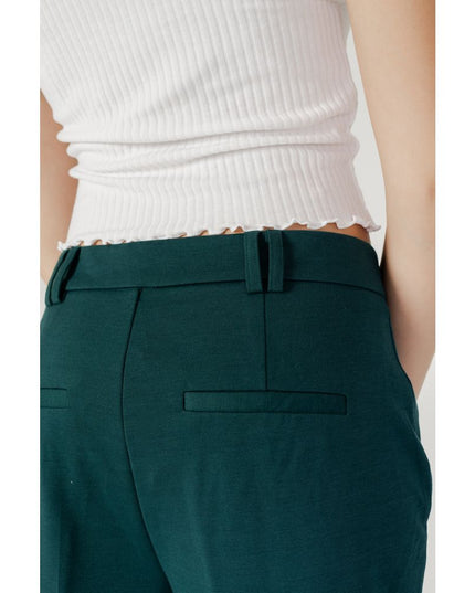 Only Green Polyester Casual Pants