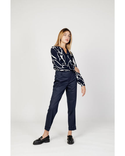 Street One Blue Viscose Pant