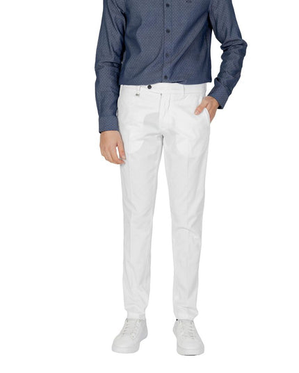 Antony Morato Cream Cotton Skinny Pants