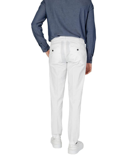 Antony Morato Cream Cotton Skinny Pants