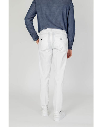 Antony Morato Cream Cotton Skinny Pants