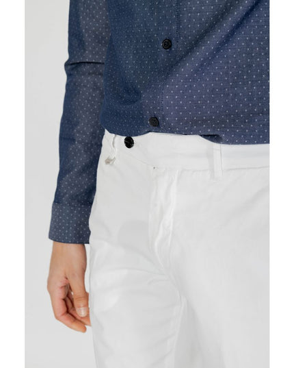 Antony Morato Cream Cotton Skinny Pants