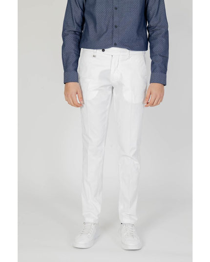 Antony Morato Cream Cotton Skinny Pants