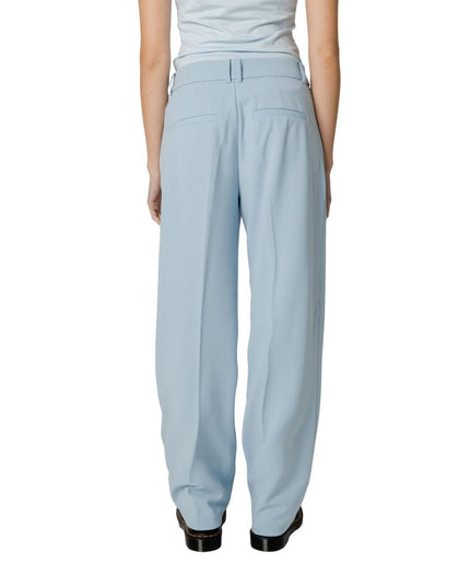 Only Blue Polyester Casual Pants
