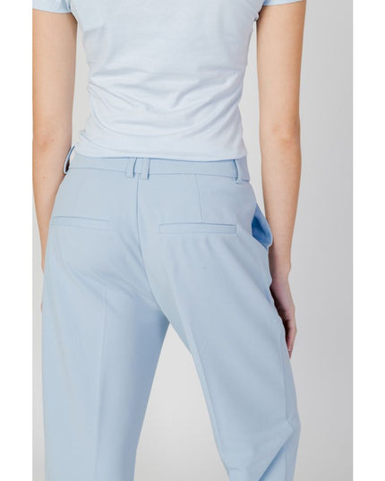 Only Blue Polyester Casual Pants