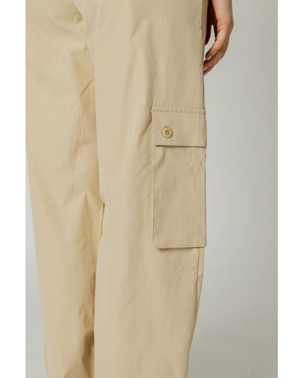 Only Beige Cotton Cargo Pants