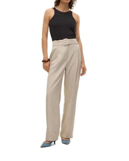 Vero Moda Gray Polyester Pant