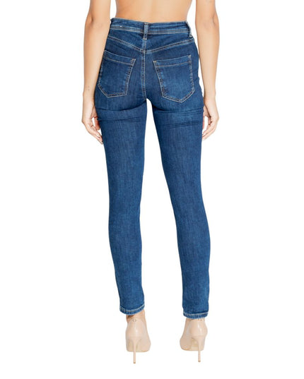 Street One Blue Cotton Mom Jean
