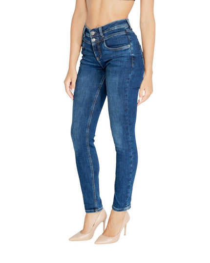 Street One Blue Cotton Mom Jean