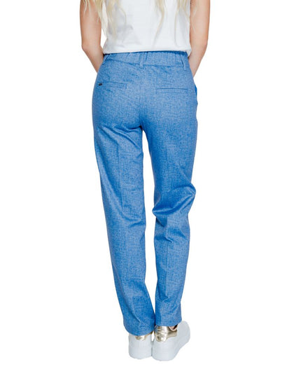 Street One Blue Polyester Pant