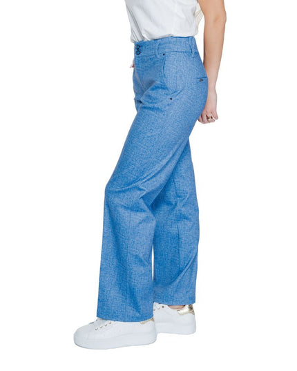 Street One Blue Polyester Pant