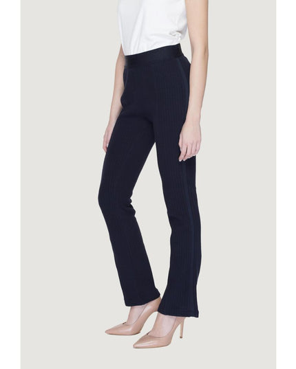 Street One Blue Cotton Pant