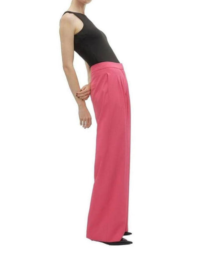 Vero Moda Pink Polyester Casual Pants