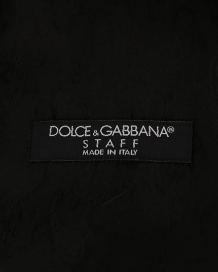 Dolce & Gabbana Black STAFF Cotton Vest