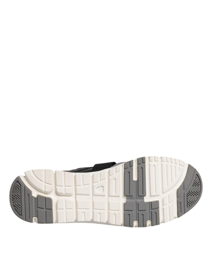 Dolce & Gabbana Multicolor Leather Suede Low Top Sneakers Shoes