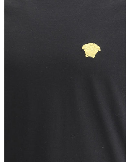 Versace Black Cotton T-Shirt