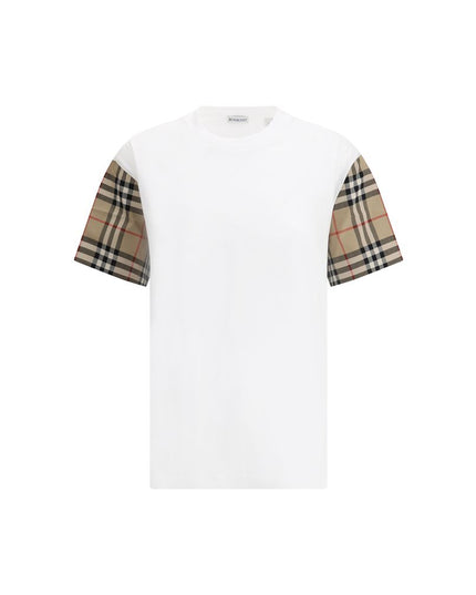 Burberry White Cotton T-Shirt