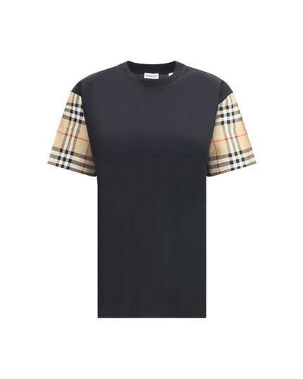 Burberry Black Cotton T-Shirt