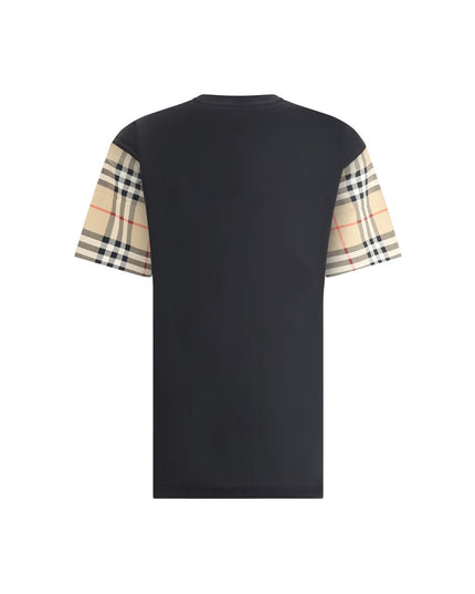 Burberry Black Cotton T-Shirt