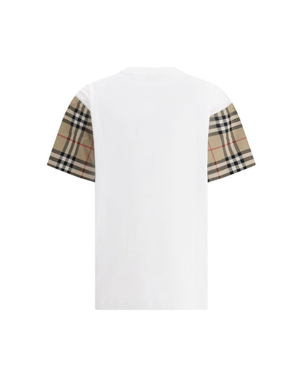 Burberry White Cotton T-Shirt