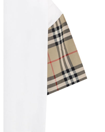 Burberry White Cotton T-Shirt