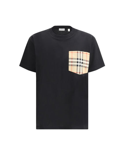 Burberry Black Cotton T-Shirt