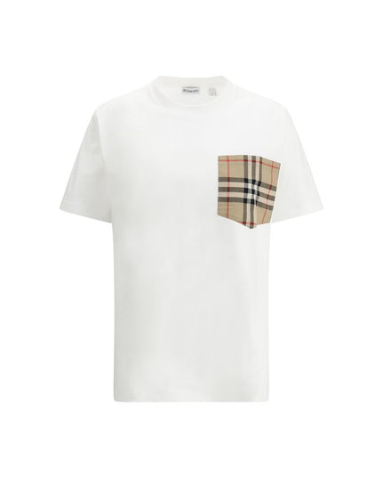 Burberry White Cotton T-Shirt