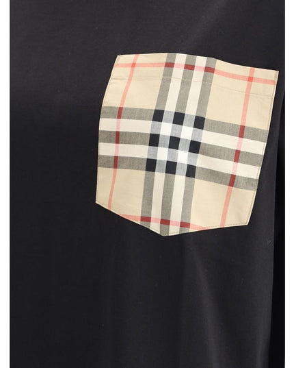 Burberry Black Cotton T-Shirt