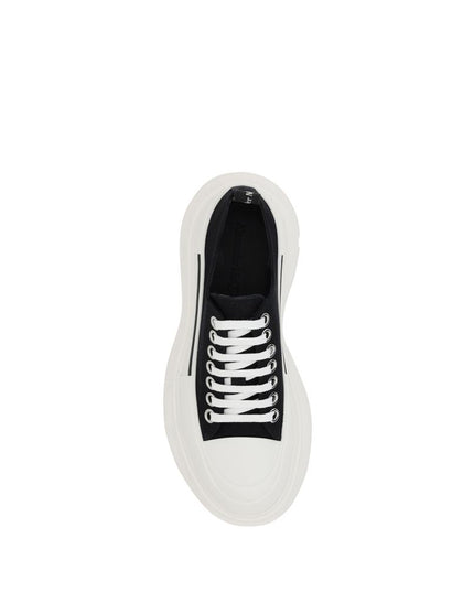 Alexander McQueen Black Rubber Chunky Sneakers