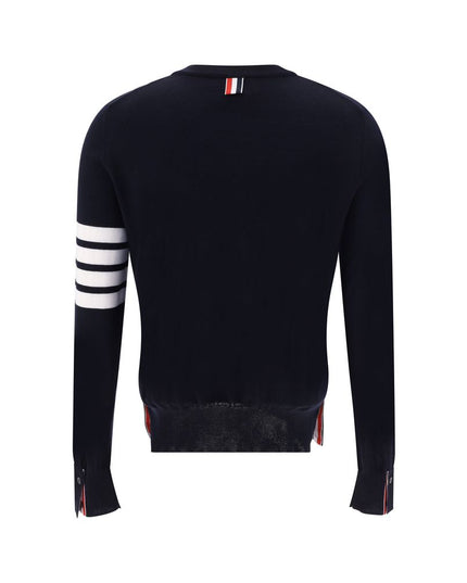 Thom Browne Gray Fleece Wool Sweatshirt